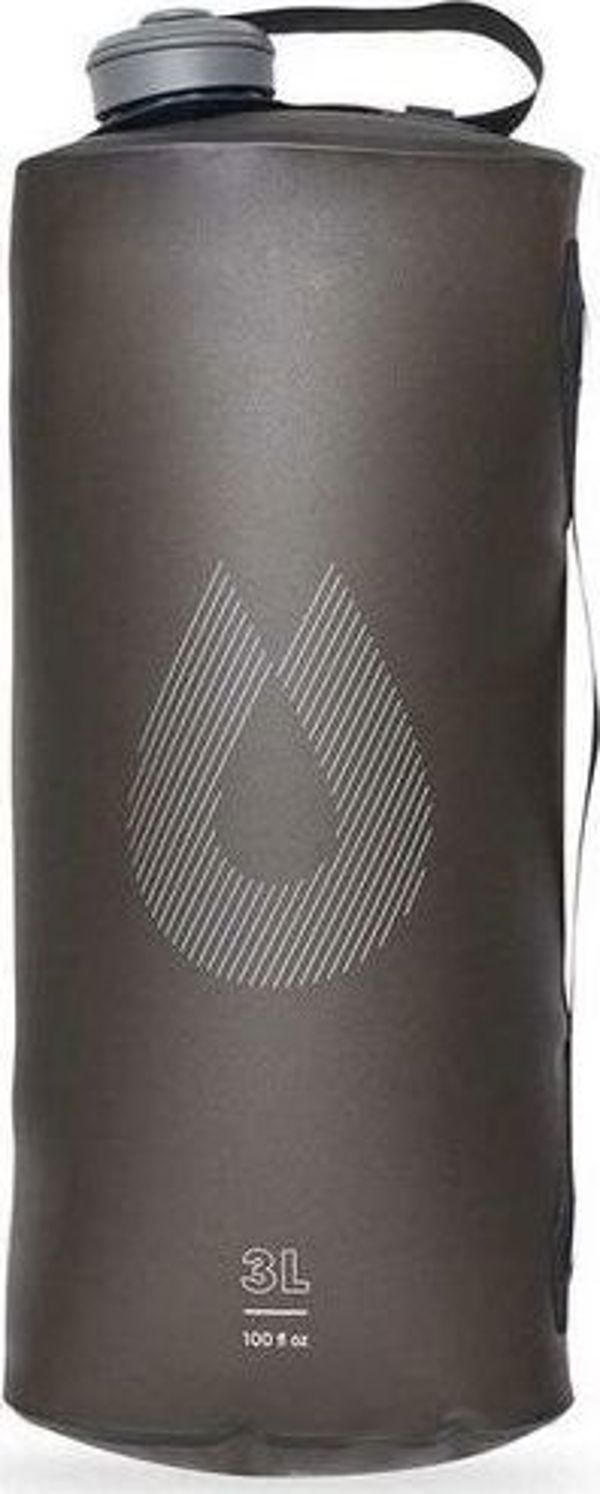 HydraPak Seeker Πτυσσόμενο Μπουκάλι 3000ml, Γκρι, Ελαφρύ & Ανθεκτικό