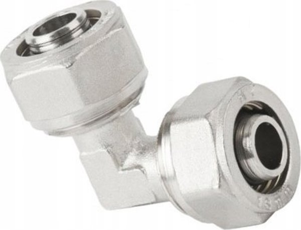 Hydroland Γωνία PEX-PEX 90° 16x16mm για Ύδρευση και Θέρμανση // PX-R.KO.16
