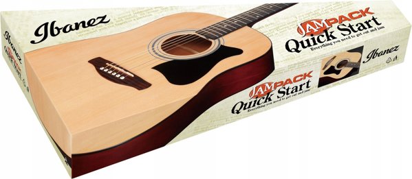 Ibanez V50NJP-OVS acoustic guitar package