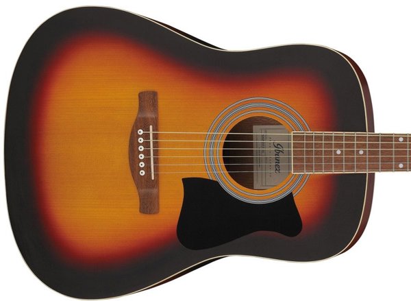 Ibanez V50NJP-OVS acoustic guitar package