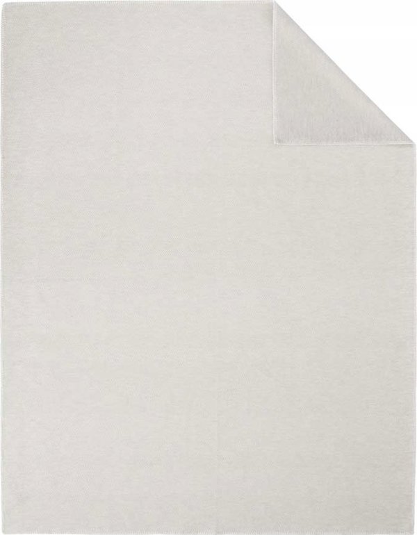 Κουβέρτα Ibena Ibena Uni Structure ασημί Charlotte GOTS, 140x200cm