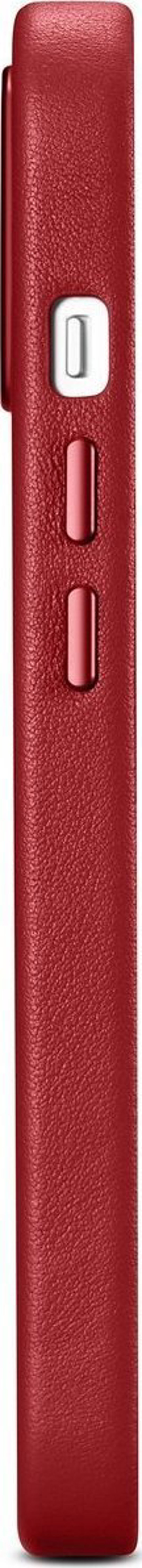 iCarer iCarer Θήκη Δερμάτινη θήκη από φυσικό δέρμα για iPhone 14 Plus κόκκινο (συμβατό με MagSafe)