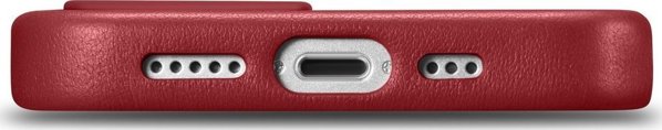 iCarer iCarer Θήκη Δερμάτινη θήκη από φυσικό δέρμα για iPhone 14 Plus κόκκινο (συμβατό με MagSafe)