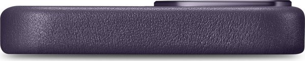 iCarer iCarer Case Leather θήκη από φυσικό δέρμα για iPhone 14 Plus σκούρο μοβ (συμβατό με MagSafe)