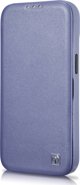 iCarer iCarer CE Premium Leather Folio Case δερμάτινη θήκη iPhone 14 Plus με μαγνητικό καπάκι MagSafe ανοιχτό μοβ (WMI14220715-LP)