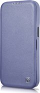 iCarer iCarer CE Premium Leather Folio Case δερμάτινη θήκη iPhone 14 Plus με μαγνητικό καπάκι MagSafe ανοιχτό μοβ (WMI14220715-LP)