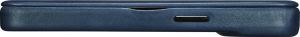 iCarer iCarer CE Oil Wax Premium Leather Folio Case δερμάτινη θήκη iPhone 14 Plus με μαγνητικό καπάκι MagSafe μπλε (AKI14220707-BU)