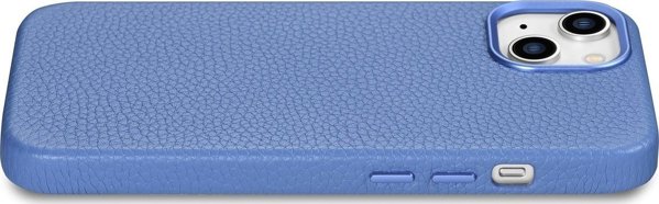 iCarer iCarer Litchi Premium Leather Case δερμάτινη θήκη iPhone 14 Plus μαγνητική με MagSafe ανοιχτό μπλε (WMI14220711-LB)