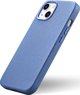iCarer iCarer Litchi Premium Leather Case δερμάτινη θήκη iPhone 14 Plus μαγνητική με MagSafe ανοιχτό μπλε (WMI14220711-LB)