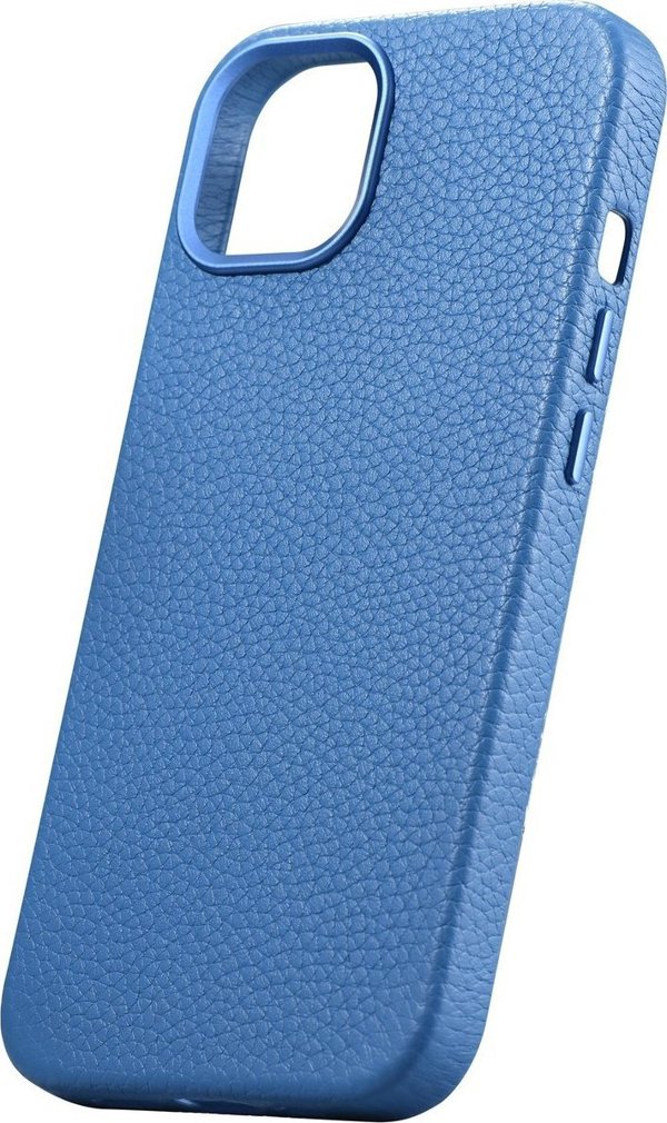 iCarer iCarer Litchi Premium Leather Case δερμάτινη θήκη iPhone 14 Plus μαγνητική με MagSafe ανοιχτό μπλε (WMI14220711-LB)