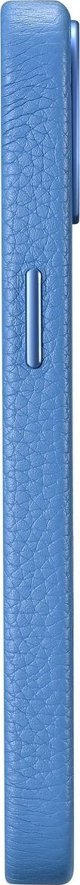 iCarer iCarer Litchi Premium Leather Case δερμάτινη θήκη iPhone 14 Plus μαγνητική με MagSafe ανοιχτό μπλε (WMI14220711-LB)
