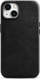 iCarer iCarer Oil Wax Premium Leather Case δερμάτινη θήκη iPhone 14 Plus μαγνητική με MagSafe μαύρο (WMI14220703-BK)