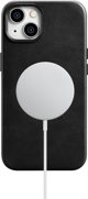 iCarer iCarer Oil Wax Premium Leather Case δερμάτινη θήκη iPhone 14 Plus μαγνητική με MagSafe μαύρο (WMI14220703-BK)
