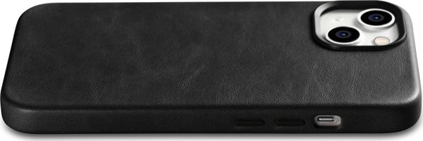iCarer iCarer Oil Wax Premium Leather Case δερμάτινη θήκη iPhone 14 Plus μαγνητική με MagSafe μαύρο (WMI14220703-BK)