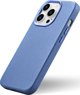 iCarer iCarer Litchi Premium Leather Case δερμάτινη θήκη iPhone 14 Pro Max μαγνητική με MagSafe ανοιχτό μπλε (WMI14220712-LB)