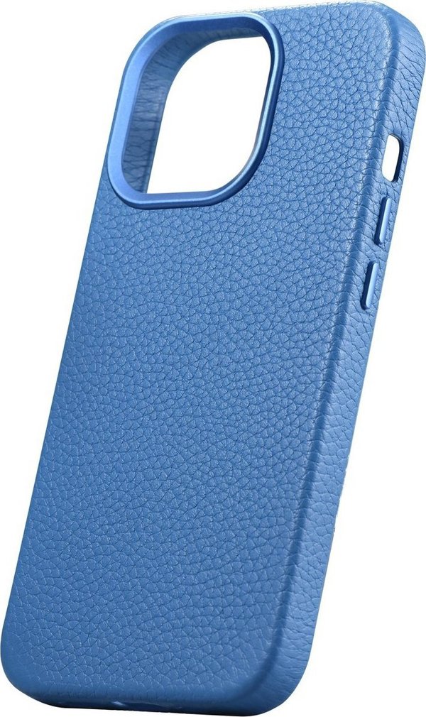 iCarer iCarer Litchi Premium Leather Case δερμάτινη θήκη iPhone 14 Pro Max μαγνητική με MagSafe ανοιχτό μπλε (WMI14220712-LB)