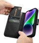 iCarer iCarer Θήκη Πορτοφόλι 2σε1 θήκη iPhone 14 Plus δερμάτινη θήκη με καπάκι Anti-RFID μαύρο (WMI14220727-BK)
