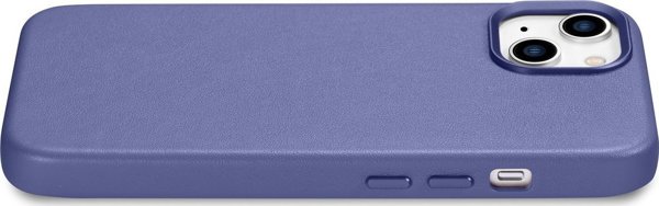 iCarer iCarer Case Leather θήκη από φυσικό δέρμα για iPhone 14 ανοιχτό μοβ (WMI14220705-LP) (συμβατό με MagSafe)
