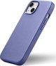 iCarer iCarer Case Leather θήκη από φυσικό δέρμα για iPhone 14 ανοιχτό μοβ (WMI14220705-LP) (συμβατό με MagSafe)