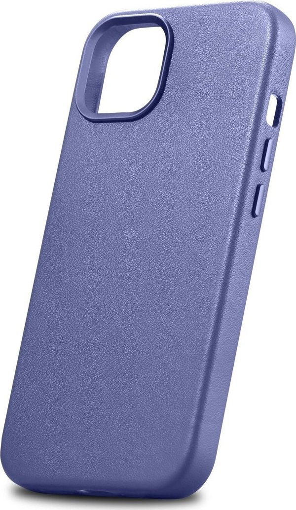 iCarer iCarer Case Leather θήκη από φυσικό δέρμα για iPhone 14 ανοιχτό μοβ (WMI14220705-LP) (συμβατό με MagSafe)