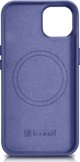 iCarer iCarer Case Leather θήκη από φυσικό δέρμα για iPhone 14 ανοιχτό μοβ (WMI14220705-LP) (συμβατό με MagSafe)