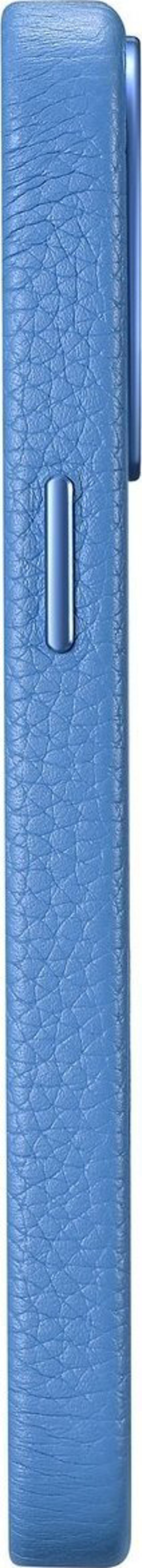 iCarer iCarer Litchi Premium Leather Case δερμάτινη θήκη iPhone 14 Pro μαγνητική με MagSafe γαλάζιο (WMI14220710-LB)