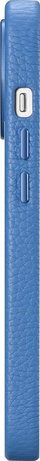 iCarer iCarer Litchi Premium Leather Case δερμάτινη θήκη iPhone 14 Pro μαγνητική με MagSafe γαλάζιο (WMI14220710-LB)