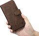iCarer iCarer Oil Wax Wallet Case 2in1 θήκη iPhone 14 δερμάτινη θήκη με καπάκι Anti-RFID καφέ (WMI14220721-BN)