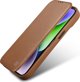 iCarer iCarer CE Premium Leather Folio Case δερμάτινη θήκη iPhone 14 Pro με μαγνητικό καπάκι MagSafe καφέ (WMI14220714-BN)