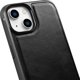 iCarer iCarer Leather Oil Wax θήκη καλυμμένη με φυσικό δέρμα για iPhone 14 Plus (συμβατό με MagSafe) μαύρο (WMI14220719-BK)