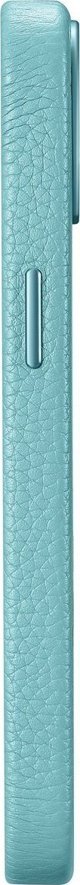 iCarer iCarer Litchi Premium Leather Case δερμάτινη θήκη iPhone 14 μαγνητική με MagSafe πράσινο (WMI14220709-GN)