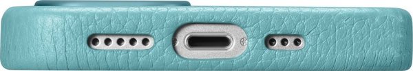 iCarer iCarer Litchi Premium Leather Case δερμάτινη θήκη iPhone 14 μαγνητική με MagSafe πράσινο (WMI14220709-GN)