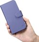 iCarer iCarer Wallet Case 2in1 θήκη iPhone 14 Pro Max δερμάτινη θήκη με καπάκι Anti-RFID ανοιχτό μοβ (WMI14220728-LP)