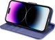 iCarer iCarer Wallet Case 2in1 θήκη iPhone 14 Pro Max δερμάτινη θήκη με καπάκι Anti-RFID ανοιχτό μοβ (WMI14220728-LP)