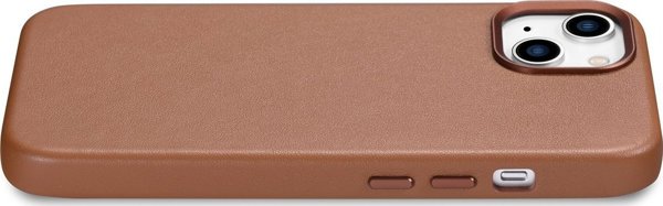 iCarer iCarer Θήκη Δερμάτινη θήκη από φυσικό δέρμα για iPhone 14 καφέ (WMI14220705-BN) (συμβατό με MagSafe)