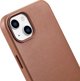 iCarer iCarer Θήκη Δερμάτινη θήκη από φυσικό δέρμα για iPhone 14 καφέ (WMI14220705-BN) (συμβατό με MagSafe)