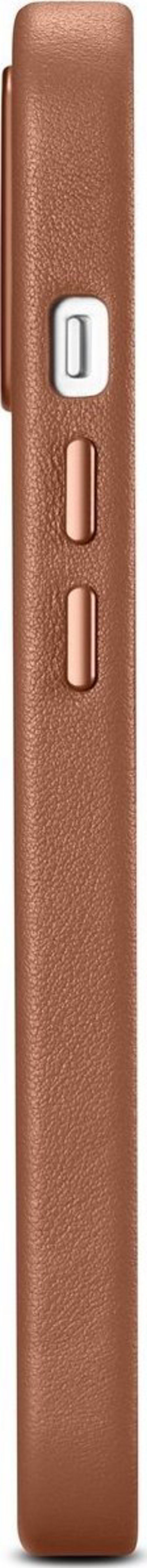 iCarer iCarer Θήκη Δερμάτινη θήκη από φυσικό δέρμα για iPhone 14 καφέ (WMI14220705-BN) (συμβατό με MagSafe)