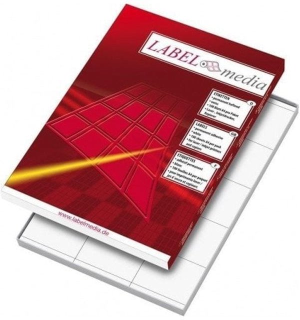 Icy Box Ddhesive labels LabelMedia, A4, White, 105x148.5 mm, White, (4) (100)  0707-752