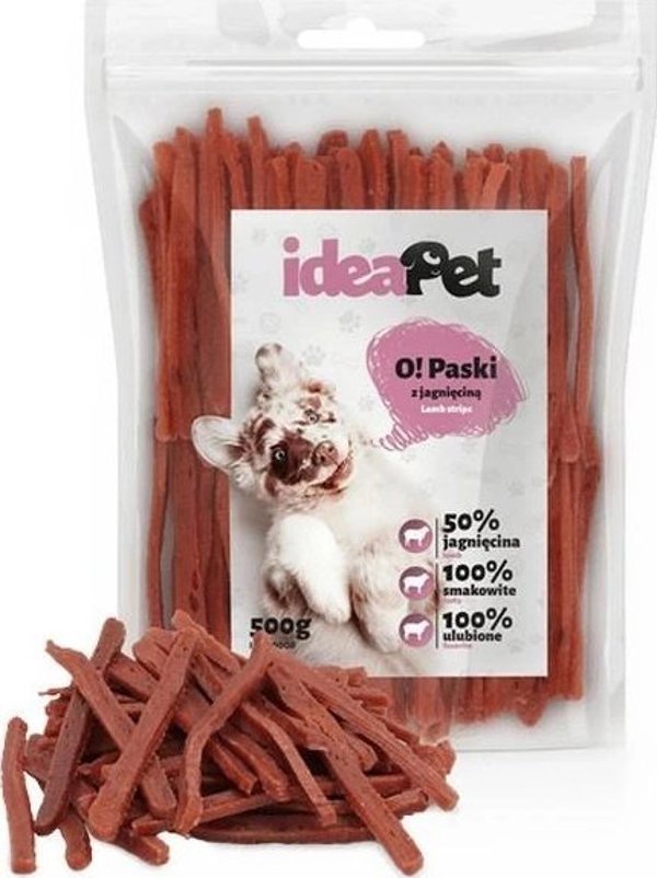 IdeaPet IDEAPET 500g Λωρίδες με Αρνί