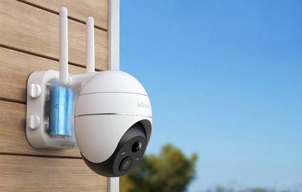 ieGeek Ασύρματη εξωτερική κάμερα WiFi 3MP ZS-GX1S Λευκή