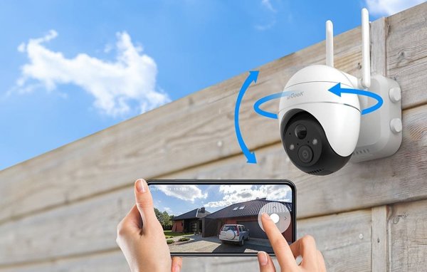 ieGeek Ασύρματη εξωτερική κάμερα WiFi 3MP ZS-GX1S Λευκή