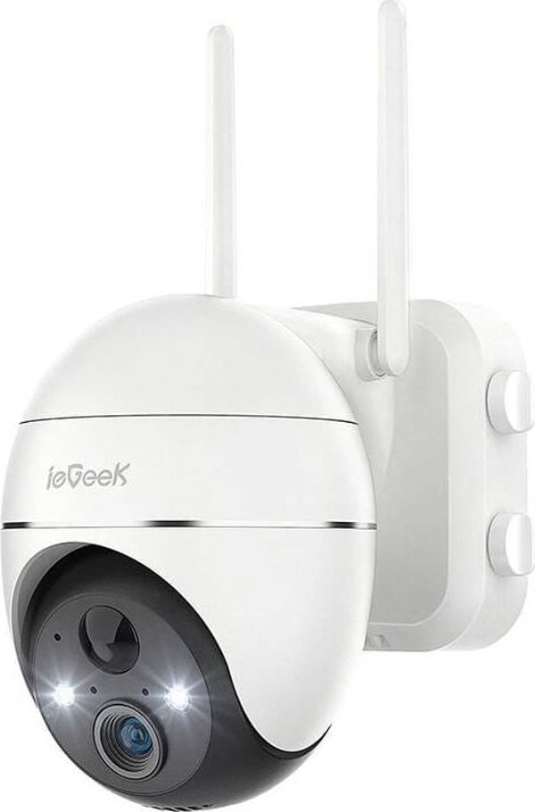ieGeek Ασύρματη εξωτερική κάμερα WiFi 3MP ZS-GX1S Λευκή