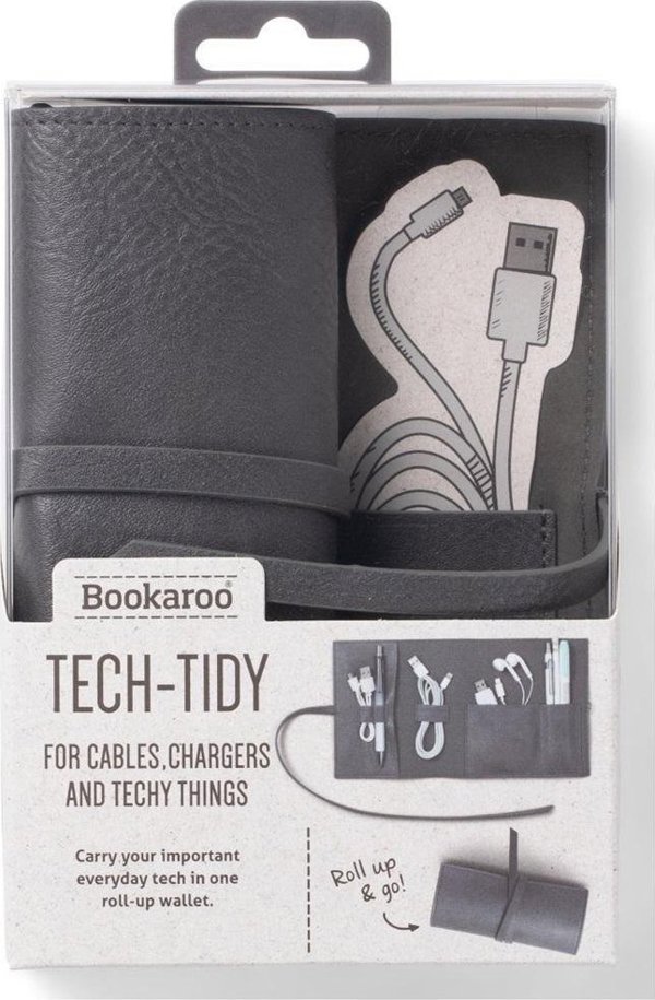 IF Bookaroo Ταξιδιωτικός Οργανωτής Τεχνολογίας, Θήκη για Καλώδια και Φορτιστές, Γραφίτης