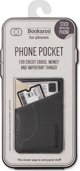 IF Bookaroo Θήκη Τηλεφώνου - Αυτοκόλλητο Πορτοφόλι Smartphone με 2 Θήκες, Γραφίτης