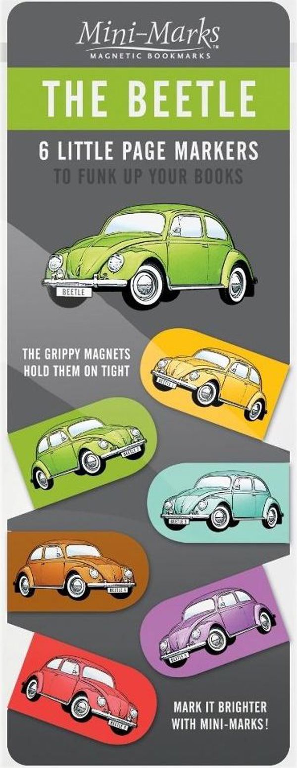 IF Μαγνητικοί Σελιδοδείκτες Beetle VW Garbus, 6τμχ