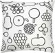 Iittala OTC μαξιλαροθήκη 47x47cm Frutta μαύρη #