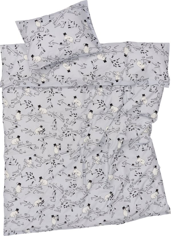 Σετ κλινοσκεπασμάτων Iittala Moomin 150x210 Moominpappa
