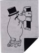 Πετσέτα Iittala Moomin 70x140 εκ Moominpappa γκρι