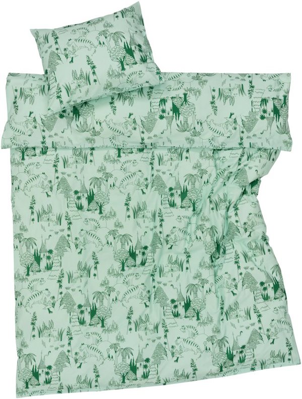 Σετ κλινοσκεπασμάτων Iittala Moomin 150x210 Garden party