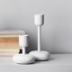 Κηροπήγια Iittala Nappula 107+183 mm, λευκά 2 τεμ.